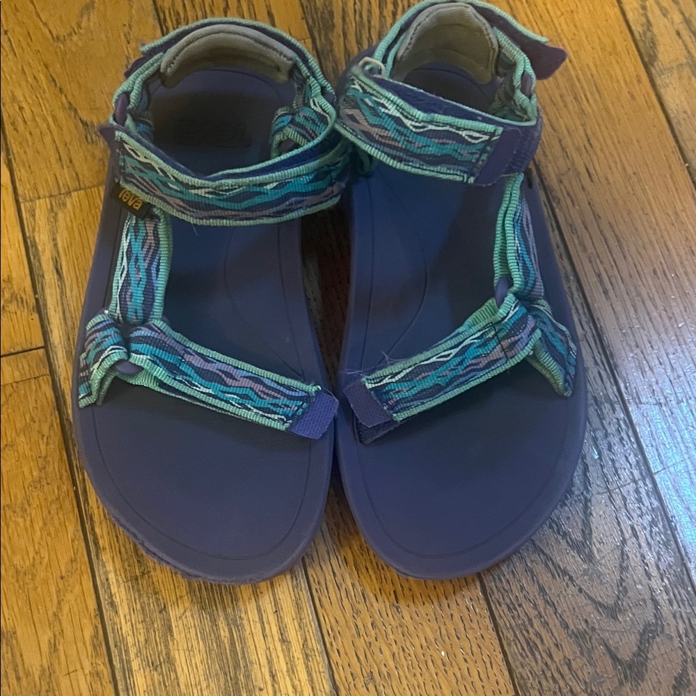Teva Kids Sandals in Blue and Green